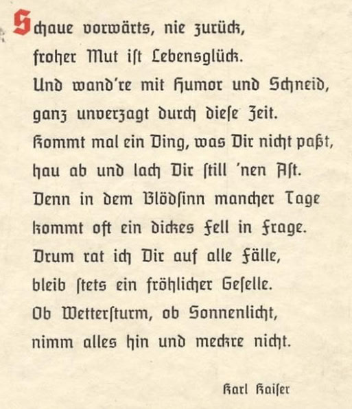 Dichtung am 2025-12-05