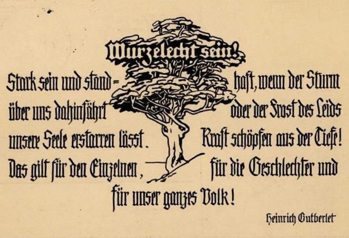 Wurzelecht sein!