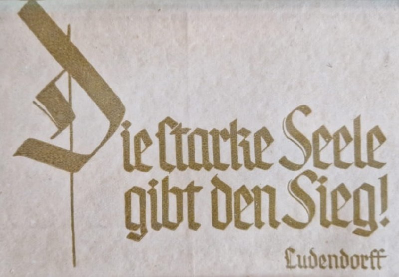 Die starke Seele gibt den Sieg!