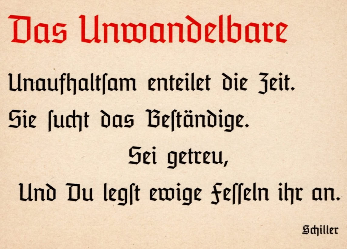 Das Unwandelbare